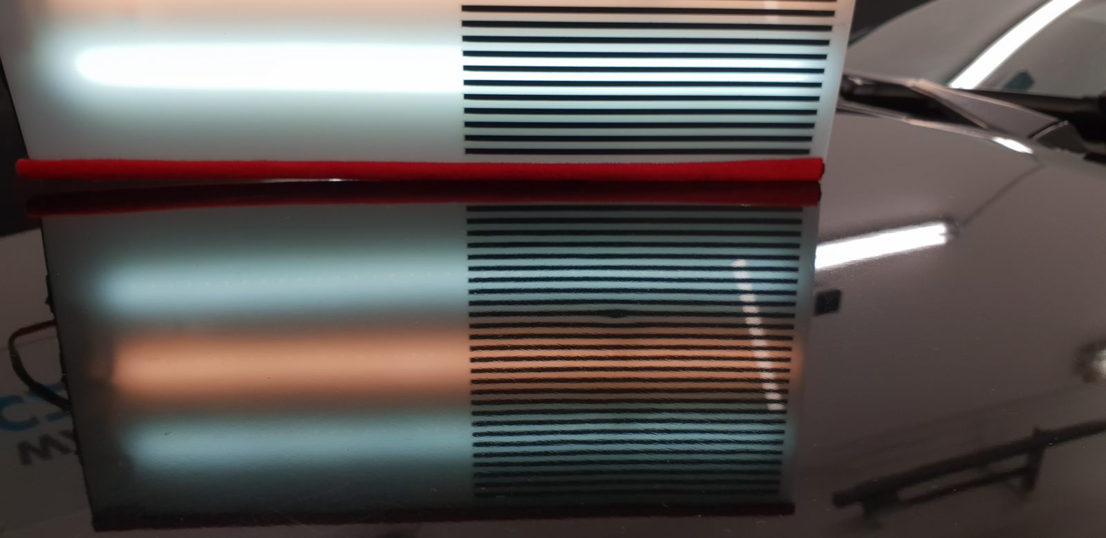 wyszukiwanie wgniecień na karoserii