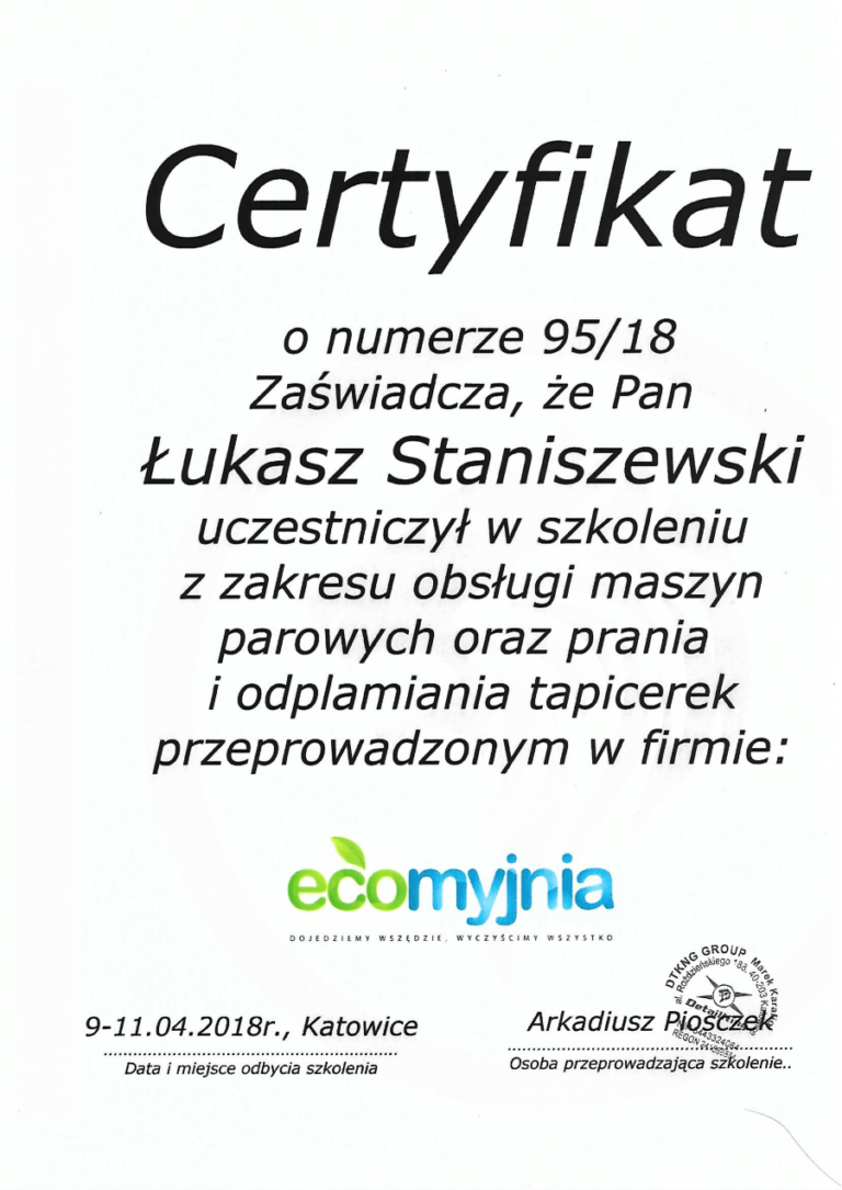 certfikat szkolenie ecomyjnia - czyszczenie parowe1-1 (1)